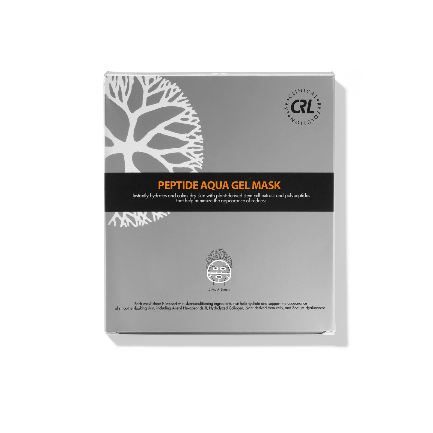 Clinical Resolution CRL Peptide Aqua Gel Mask 5 Pack Instant Hydration, Soothing & Cooling, Helps Comfort Skin After Professional Treatments, for a Beauty & Personal Care Clinical Resolution