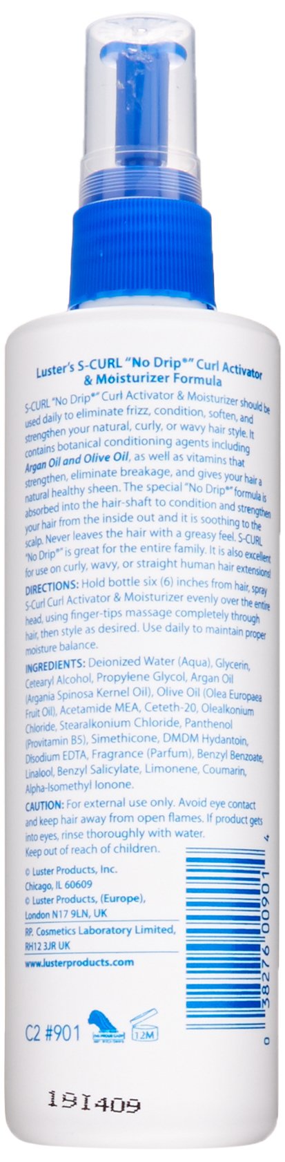 Luster's S-Curl No Drip Curl Activator Moisturizer 8 oz (Pack of 12) Beauty & Personal Care Luster's