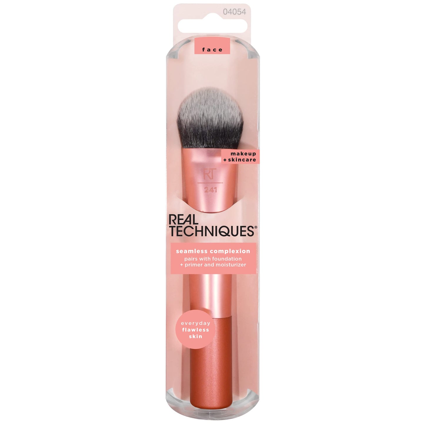 Real Techniques Seamless Complexion Makeup Brush, For Foundation, Primer, & Moisturizer, Multipurpose Foundation Brush Or Skincare Tool, Streak-Free Beauty & Personal Care Real Techniques