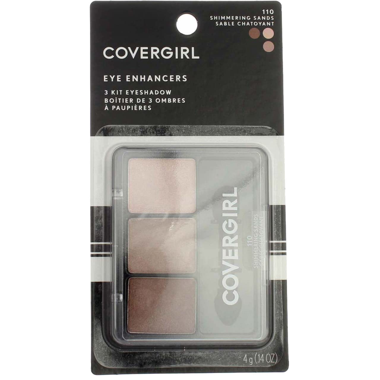 Covergirl Eye Enhancers Quick-Kit-Trio Shadow 110 Shimmering Sands, 0.14 Ounce Beauty & Personal Care COVERGIRL