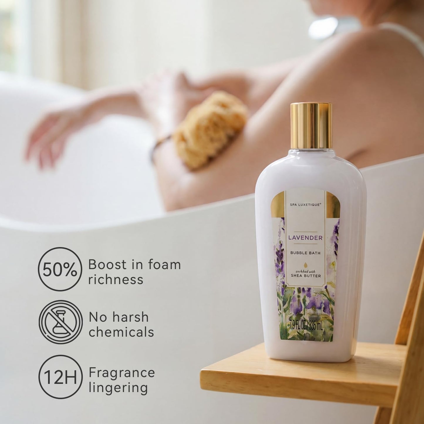 Spa Luxetique Gift Baskets for Women, Spa Gifts for Women - 10pcs Lavender Bath and Body Sets with Body Lotion, Bubble Bath, Relaxing Spa Sets Beauty & Personal Care spa luxetique