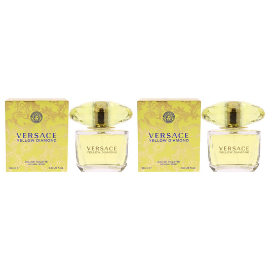 Versace Versace Yellow Diamond EDT Spray Women 3 oz Pack of 2