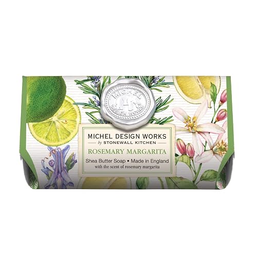 Michel Design Works Large Bath Soap Bar, Rosemary Margarita Beauty & Personal Care Michel Design Works