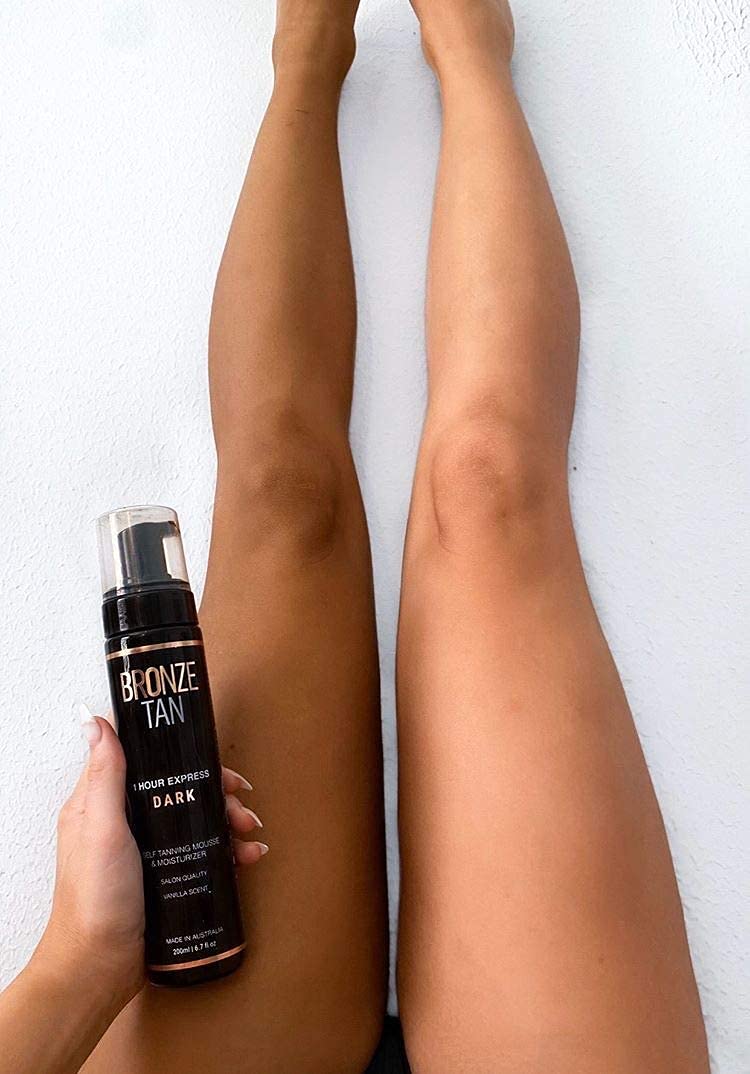 Bronze Tan Self Tanner Mousse Dark Self Tan Foam | Sunless Tanner for all Skin Tones | Salon Quality Fake Tan Vanilla Scented Best Sellers (200 ml Beauty & Personal Care Existing Beauty