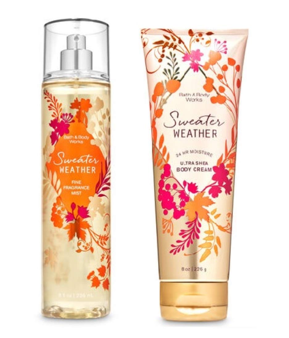 Sweater Weather - Ultra Shea Body Cream and Fine Fragrance Mist - Fall 2020 - Bath and Body Works Beauty & Personal Care Bath & Body Works