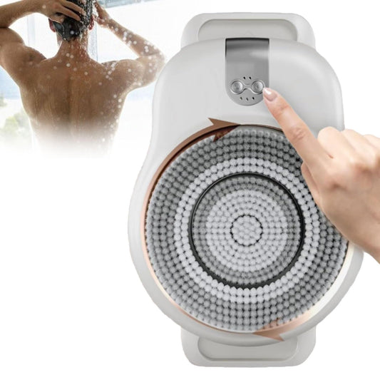 QUGURLID Wall Mounted Electric Back Scrubbers,Electric Back Exfoliating Bath Wash Pad w/18CM Large Brush Head,Automatic Rota-Tion,2-Speed Adjustment Beauty and Personal Care QUGURLID
