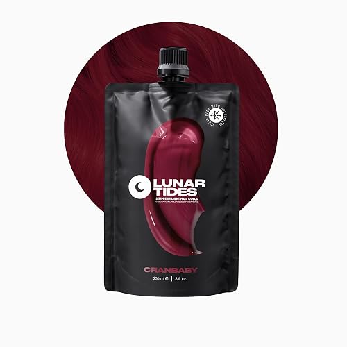 Lunar Tides Semi-Permanent Hair Color (43 colors) (Cranbaby, 4 fl. oz.) Beauty & Personal Care Lunar Tides