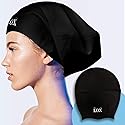 Extra Large Swim Cap for Very Long Hair, Silicone Shower Cap for Braids and Dreadlocks, Keeps Hair Dry While Swimming or Showering, Women and Men Beauty & Personal Care LOX