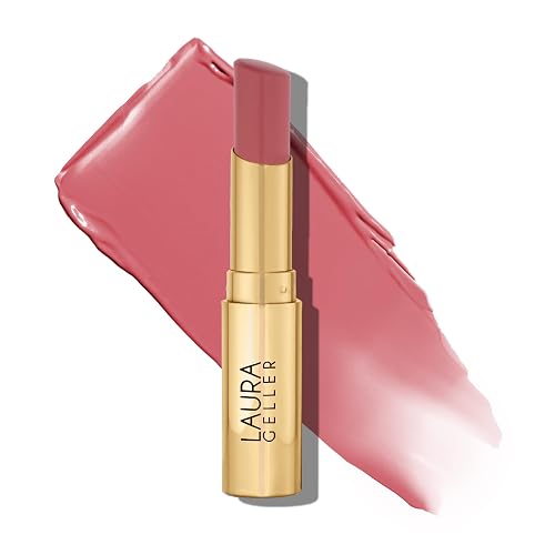 LAURA GELLER NEW YORK Jelly Balm Tinted Lip Balm - In the Buff - Hydrating Lip Color with Shine Finish - Squalane & Vitamin E - Buildable Sheer Beauty & Personal Care LAURA GELLER NEW YORK