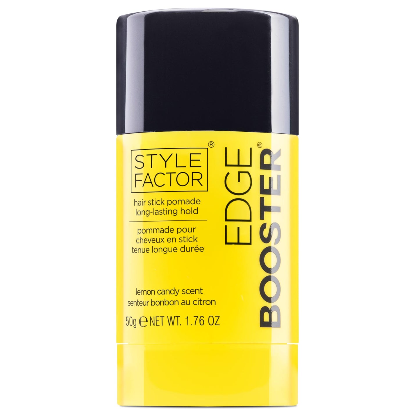 Style Factor EDGE BOOSTER Hair Wax Stick Pomade with Beeswax | Strong Hold Slick Stick for Flyaways, Edges & Baby Hair for Sleek Buns & Ponytails | Beauty & Personal Care Style Factor