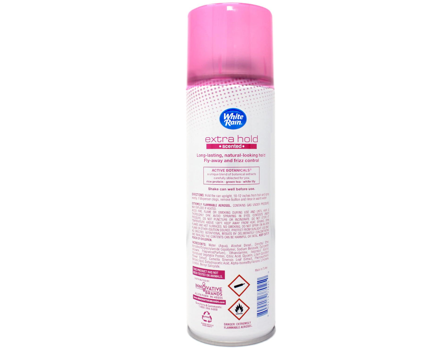 White Rain Extra Hold Hair Spray with Active Botanicals, Longer Stronger Hold, Scented Humidity Control - 7 oz (Pack of 6) Beauty & Personal Care White Rain