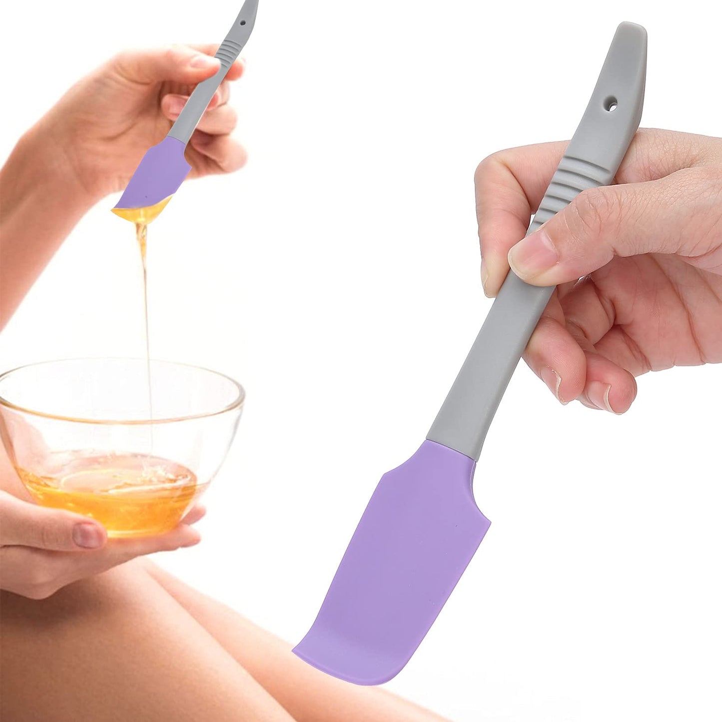Wax Spatulas Silicone Spatula Waxing Applicator for Hair Removal Wax Heater Diy Waxing Strips Supplies Wax Stick Applicators Tool Kit Reusable Spatula Beauty and Personal Care ZJchao