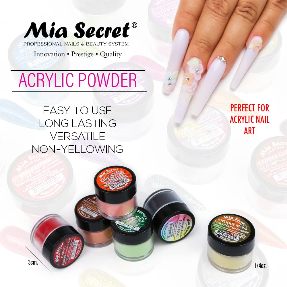 Mia Secret Pastel Macarons Nail Art Powder 6 pc Set Beauty & Personal Care Mia Secret