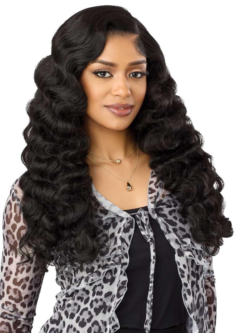 Outre Lace Front Wig - Melted Hairline - TruCurve - TruCurve 8 (JET BLACK 1)