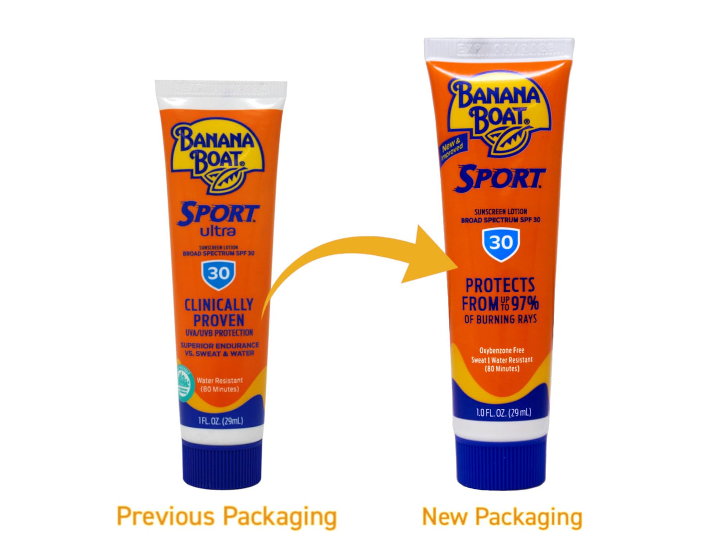 Banana Boat Sport Performance Sunscreen Lotion 30 Spf 1 oz (Pack Of 7) Beauty & Personal Care Banana Boat