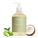Deep Steep Liquid Hand Wash, Coconut Lime, 17.6 oz - Moisturizing Cleanser with Olive Oil, Aloe Vera, Glycerin & Hyaluronic Acid - Vegan, Clean Beauty & Personal Care Deep Steep