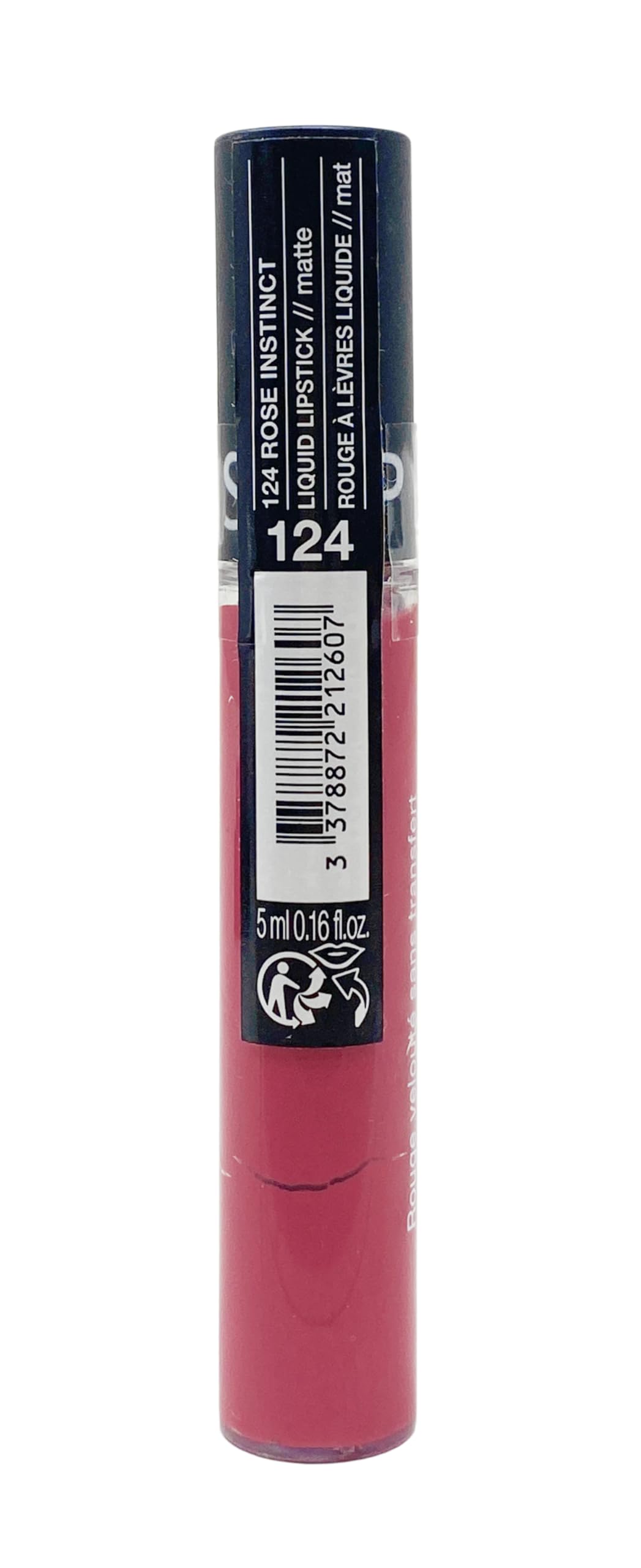 SEPHORA Collection Cream Lip Stain - 124 Rose Instinct (matte midtone rose) 0.16 oz. / 5 mL Beauty & Personal Care SEPHORA