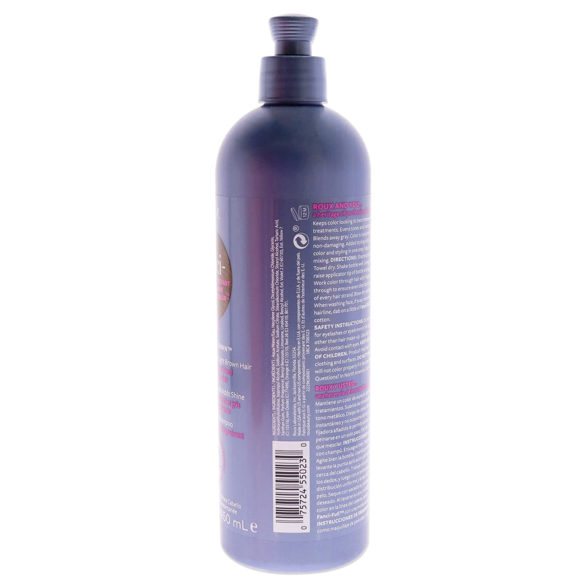 Roux, Fanci-Full Instant Hair Color Rinse, 23 Frivolous Fawn ,Temporarily Evens Tones, Blends Away Gray, 15.2 Oz Beauty & Personal Care Roux