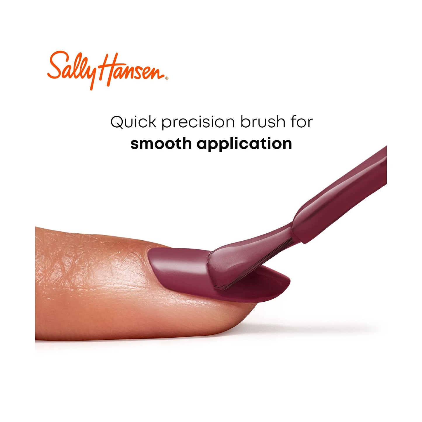 Sally Hansen Miracle Gel™, Bordeaux Glow and Shiny Top Coat Duo, Long Lasting, Gel-Like Formula, No UV Lamp Needed, Nail Polish Duo Beauty & Personal Care Sally Hansen