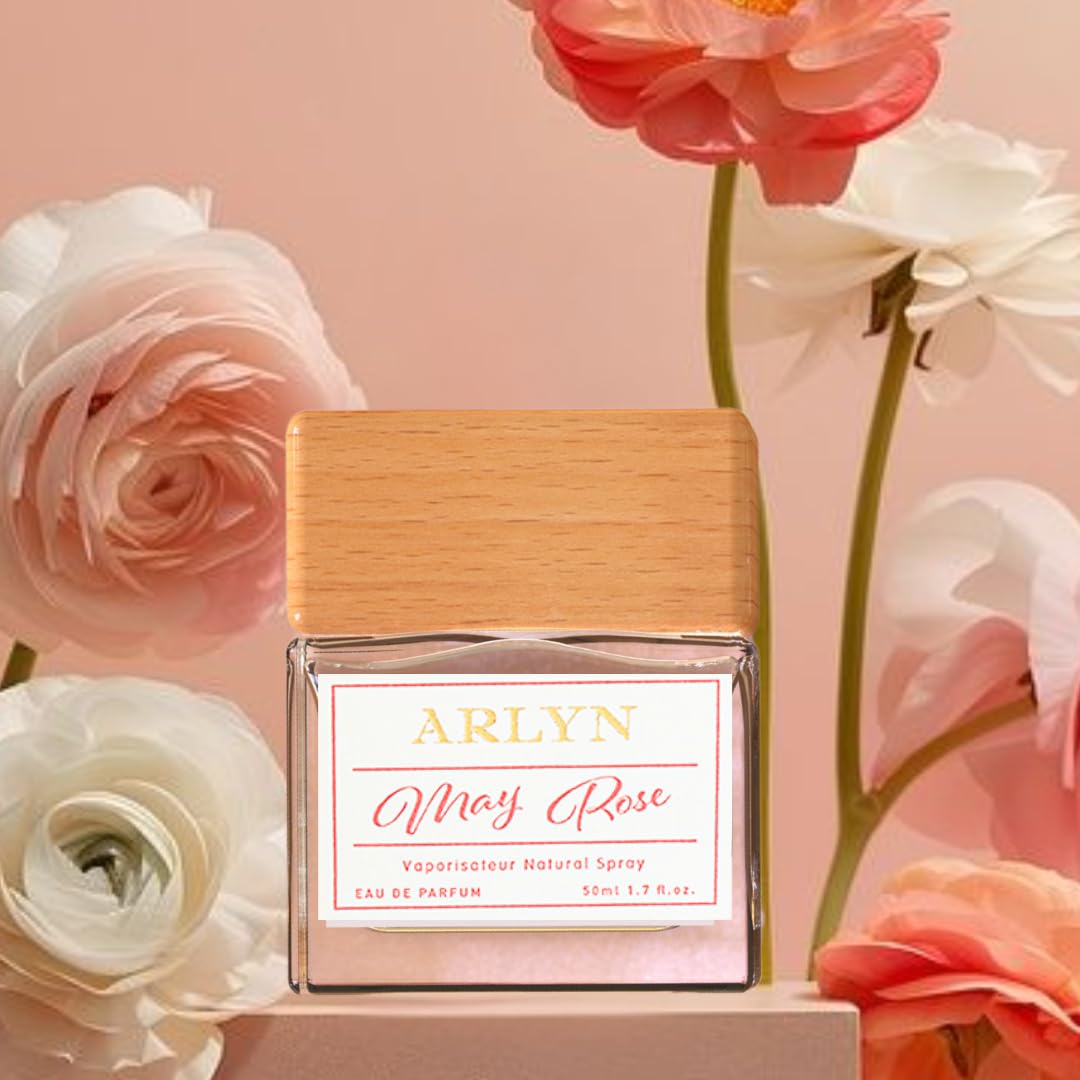 ARLYN May Rose Eau de Parfum for Women, Luxury Fragrance- Vegan, Creulty-Free and Eco Consious (1.7oz/ 50 ml) Beauty & Personal Care ARLYN BY BELLEVUE PARFUMS