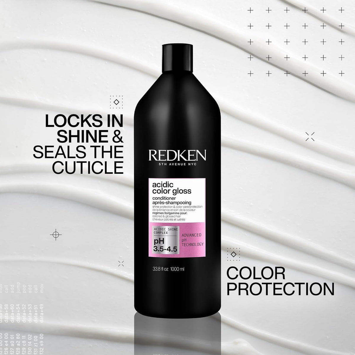 Redken Acidic Color Gloss Conditioner - For Color-Treated Hair, 33.8 Fl Oz