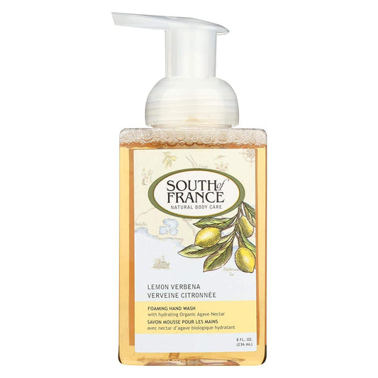 South Of France Foaming Hand Wash Lemon Verbena With Hydrating Organic Agave Nectarc 8 Oz Beauty & Personal Care South Of France