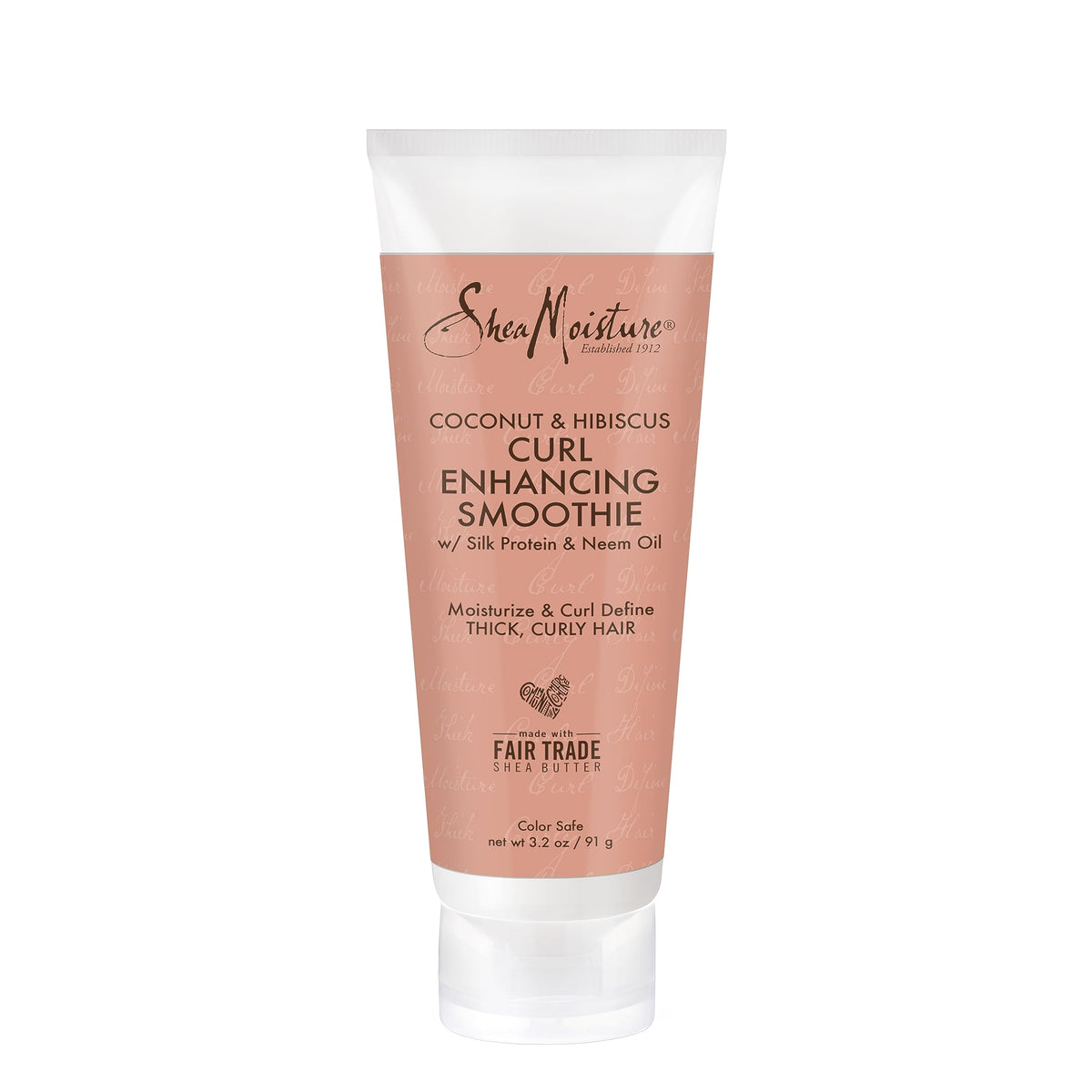 SheaMoisture Coconut & Hibiscus Curl Enhancing for Thick, Curly Hair Smoothie to Reduce Frizz 3.2 oz (I0080326) Beauty & Personal Care SheaMoisture