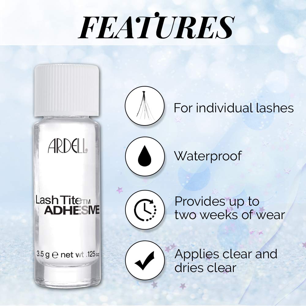 Ardell LashTite Lash Adhesive Clear for Individual Lashes, 0.125 oz Beauty & Personal Care Ardell