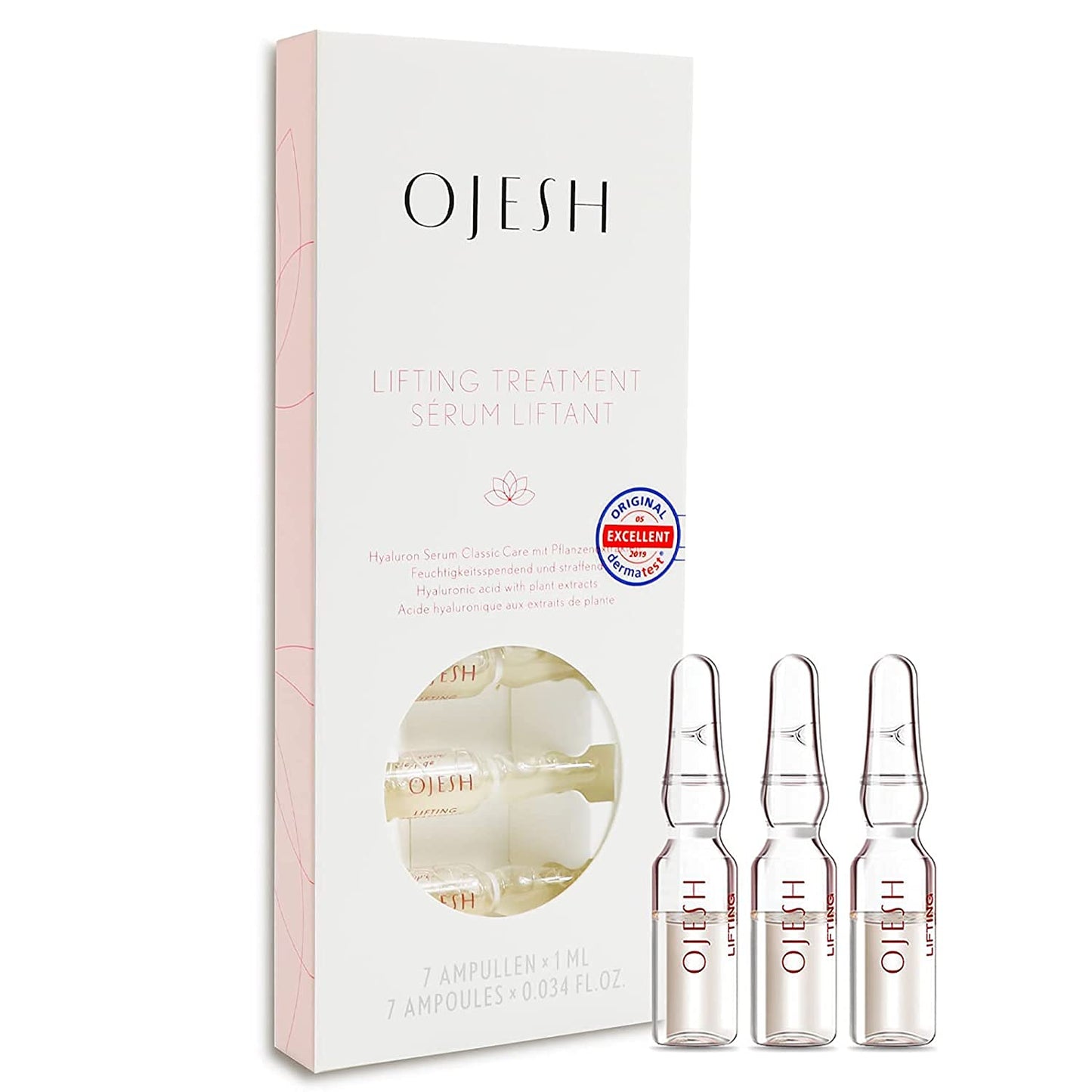 OJESH Classic Hyaluronic Acid Lifting Treatment Serum 0.6, Moisturizers, Anti-Aging, Firming and Lifting, Brightens Skin Tone, Reduces Fine Lines Beauty & Personal Care Ojesh