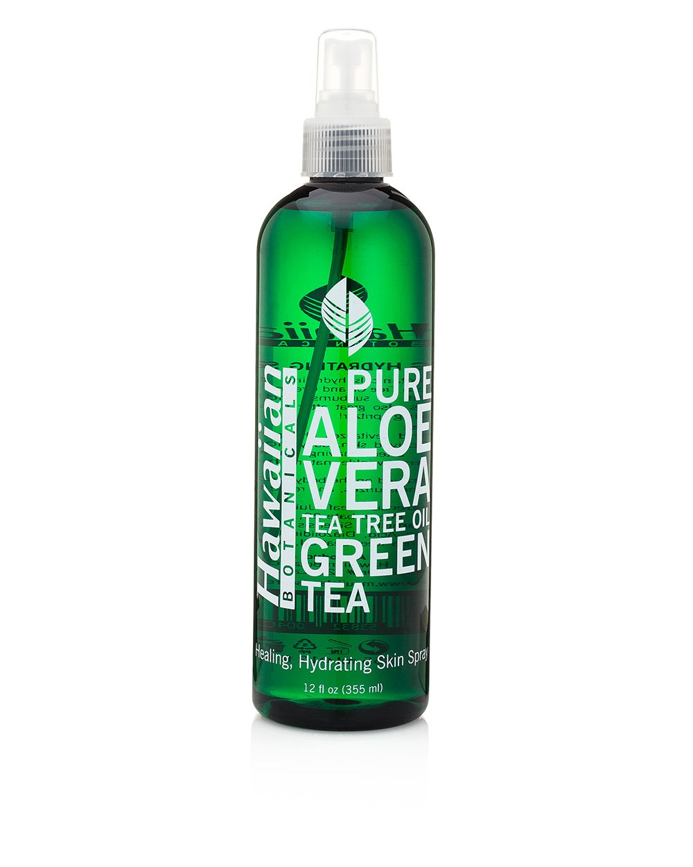 self tanners Hawaiian Botanicals Aloe Vera,Tea Tree Oil, Green Tea, Healing, Hydrating Skin Spray Large 12 oz. Bottle! Beauty & Personal Care HTSJLGG