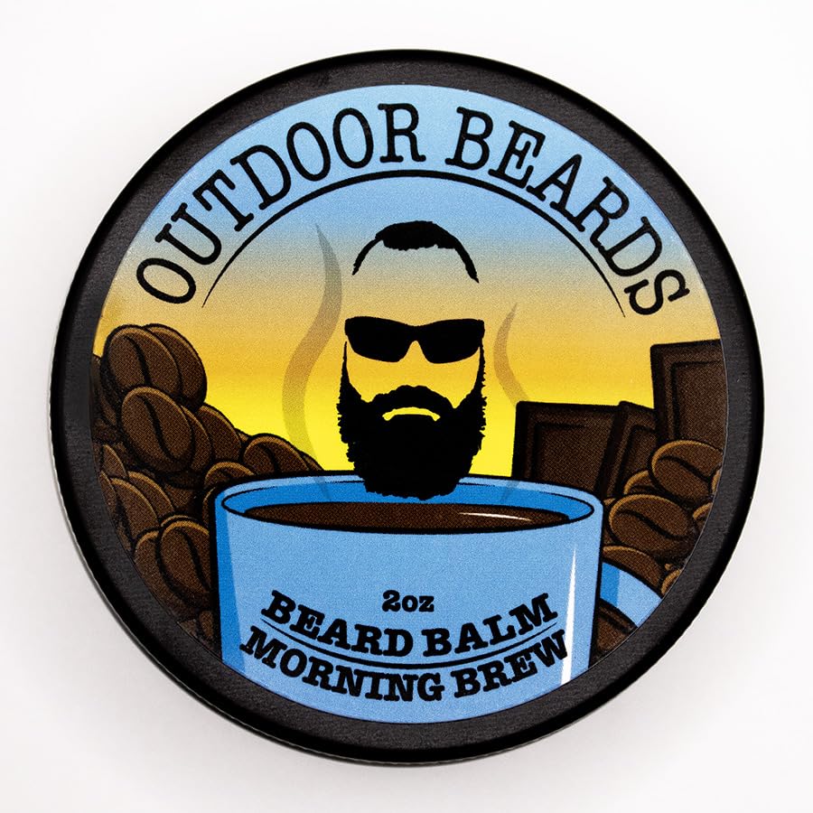 Outdoor Beards Beard Balm - 2 oz Cleansing Balm for Beards Short or Long - Beard Conditioner for Men - Essential Moisturizer for Every Man's Beard Beauty and Personal Care Outdoor Beards