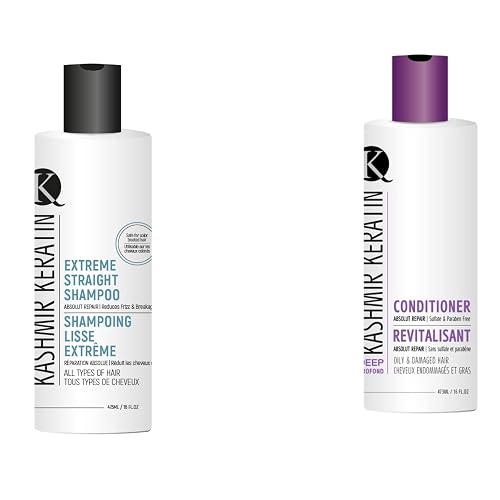 Kashmir Keratin Hair Care Kit plus Shampoo Comb (Extreme Straight + Deep Conditioner) Beauty & Personal Care Kashmir