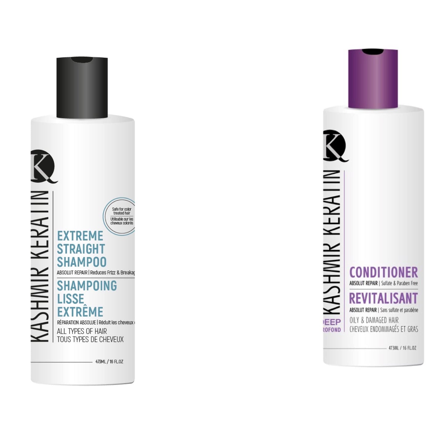 Kashmir Keratin Hair Care Kit plus Shampoo Comb (Extreme Straight + Deep Conditioner) Beauty & Personal Care Kashmir