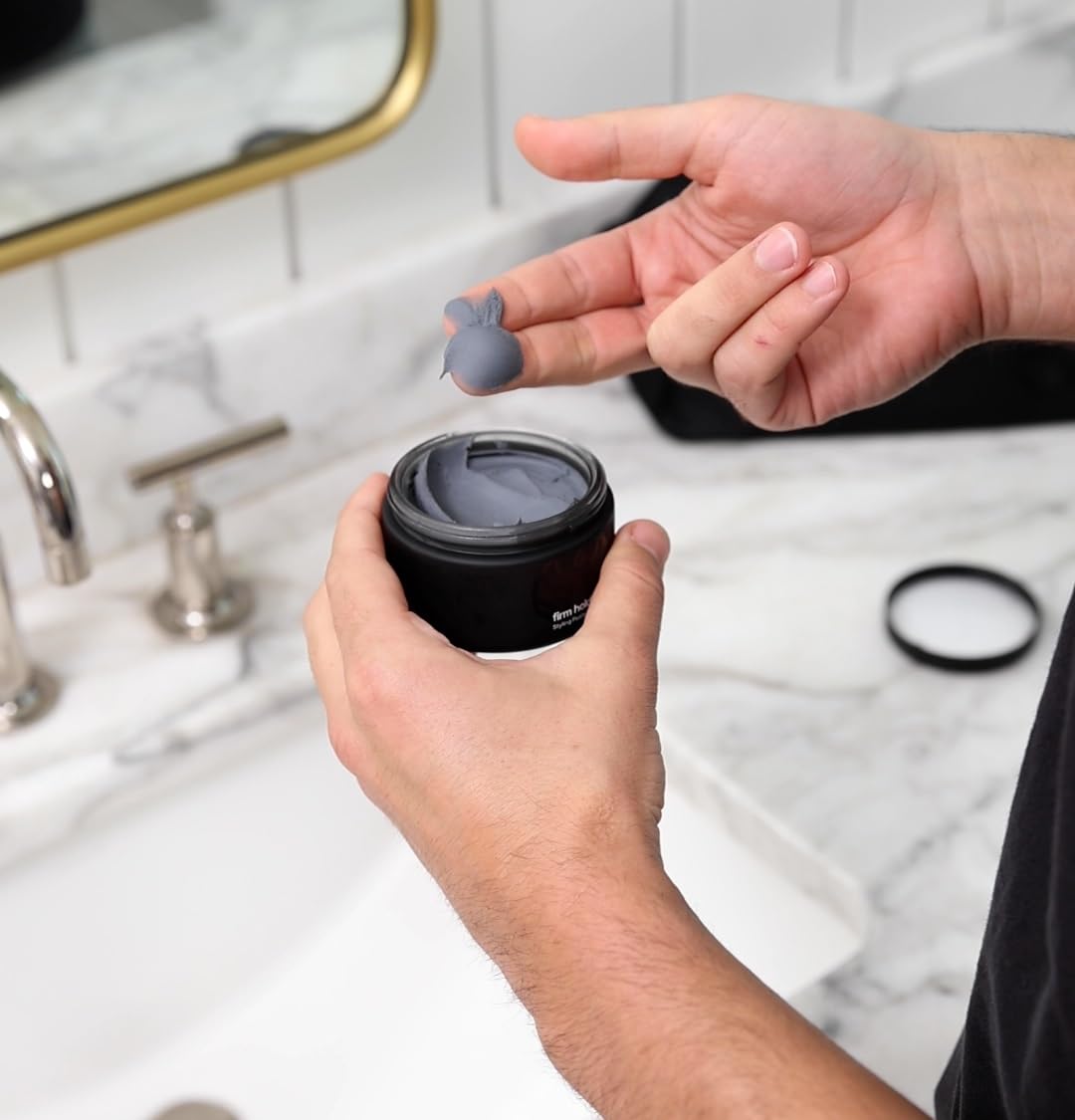 Black Wolf Hair Styling Paste for Men, Firm Hold - Matte Finish, Water Based Hair Styling Product for All Hair Styles & Types - Barber Grade Beauty & Personal Care Black Wolf