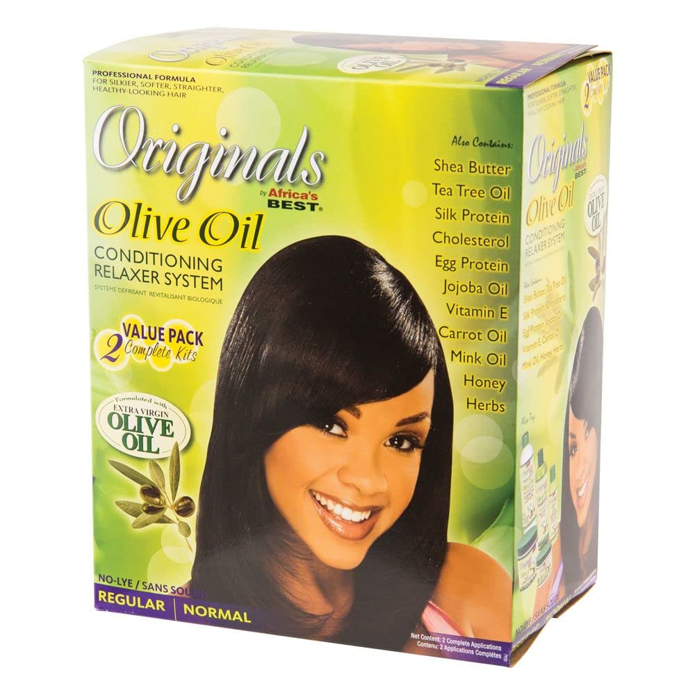 Africa's Best Organics Olive Organics Olive Oil Twin Kit,Yellow,2-Pack,FB-38493 Beauty & Personal Care Africa's Best