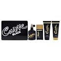 Liz Claiborne Curve Black 4.2oz EDC Spray, 3.4oz After Shave Balm, 3.4oz Shower Gel, 1.7oz Deodrant Spray Men 4 Pc Gift Set Beauty & Personal Care Liz Claiborne