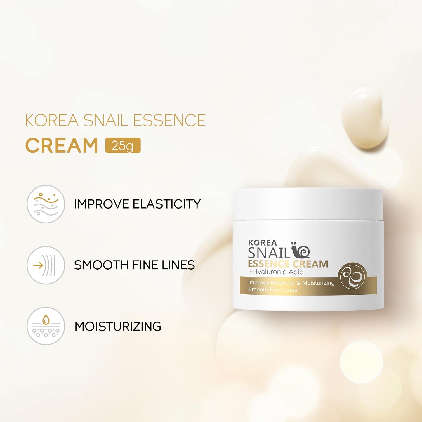 LAIKOU Snail Essence Face Cream Moisturizing Acne Scar Removal Cream Improve Skin Nourishing Collagen Essence Cream for Improve Damaged Skin Beauty & Personal Care LAIKOU