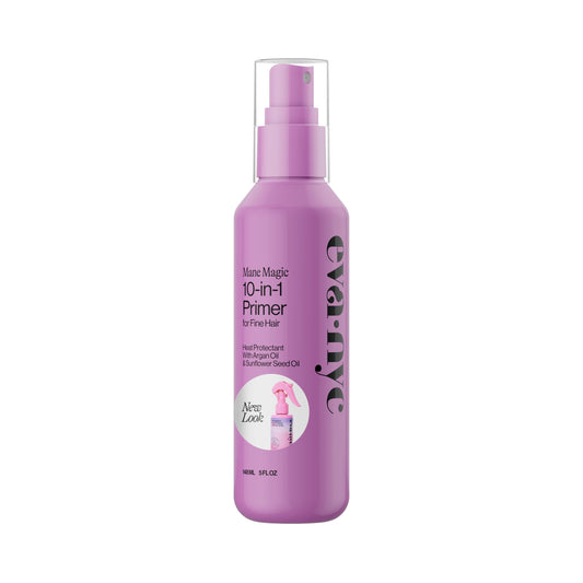 Eva NYC Mane Magic 10-in-1 Heat Protectant for Fine Hair - Anti-Frizz Heat Protection Spray - Sunflower + Argan Oil - Blow Dry Spray + Detangler Beauty & Personal Care EVA·NYC