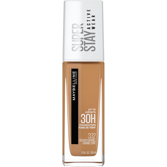 Maybelline Super Stay Full Coverage Liquid Foundation Active Wear Makeup, Up to 30Hr Wear, Transfer, Sweat & Water Resistant, Matte Finish, Golden