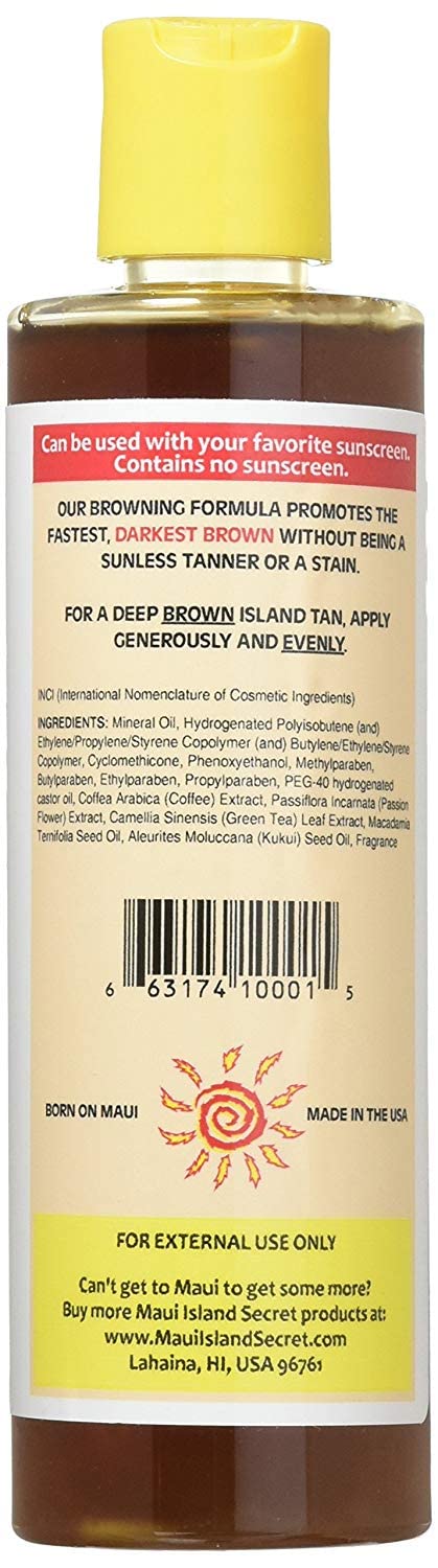 Maui Island Secret Browning Formula 8 oz. 1 pack Beauty & Personal Care Maui Island Secret