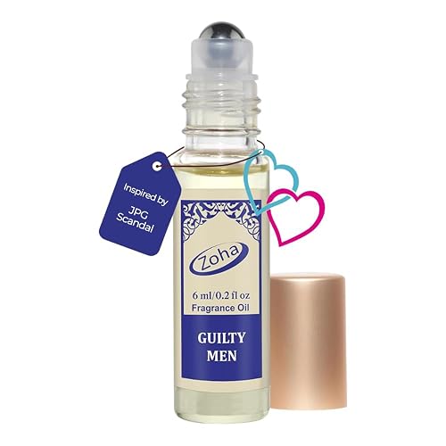 Zoha Guilty Men Perfume for Women and Men | Impression of JPG-Scandal | Alcohol-free Fragrance | 6ml Roller Beauty & Personal Care Zoha