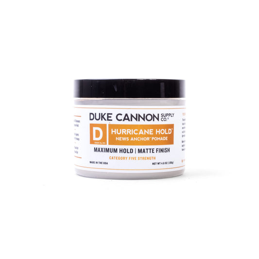 Duke Cannon News Anchor Hurricane Hold Pomade - 4.6oz - Maximum Hold, Matte Finish, Water-Based Pomade for Men with Citrus, Cedarwood & Musk Scent Beauty & Personal Care Duke Cannon Supply Co.