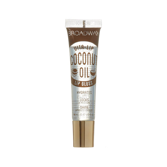 Broadway Vita-Lip Clear Lip Gloss 0.47oz/14ml (BCLG0301- Coconut Oil) Beauty & Personal Care Ruby Kisses