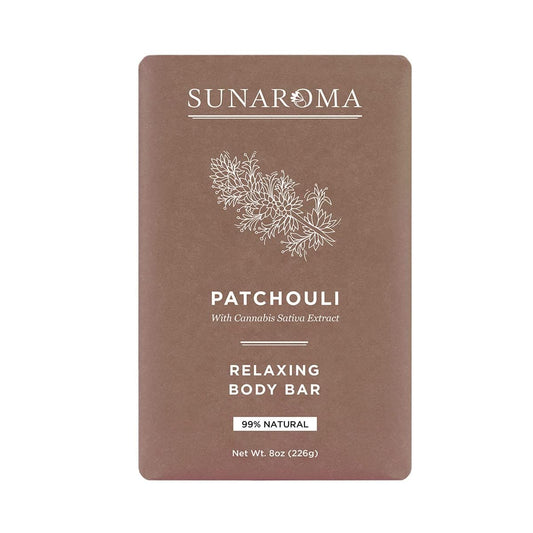 Sunaroma Soap Bar Patchouli 8 Ounce (Pack of 6) Beauty & Personal Care SUNAROMA