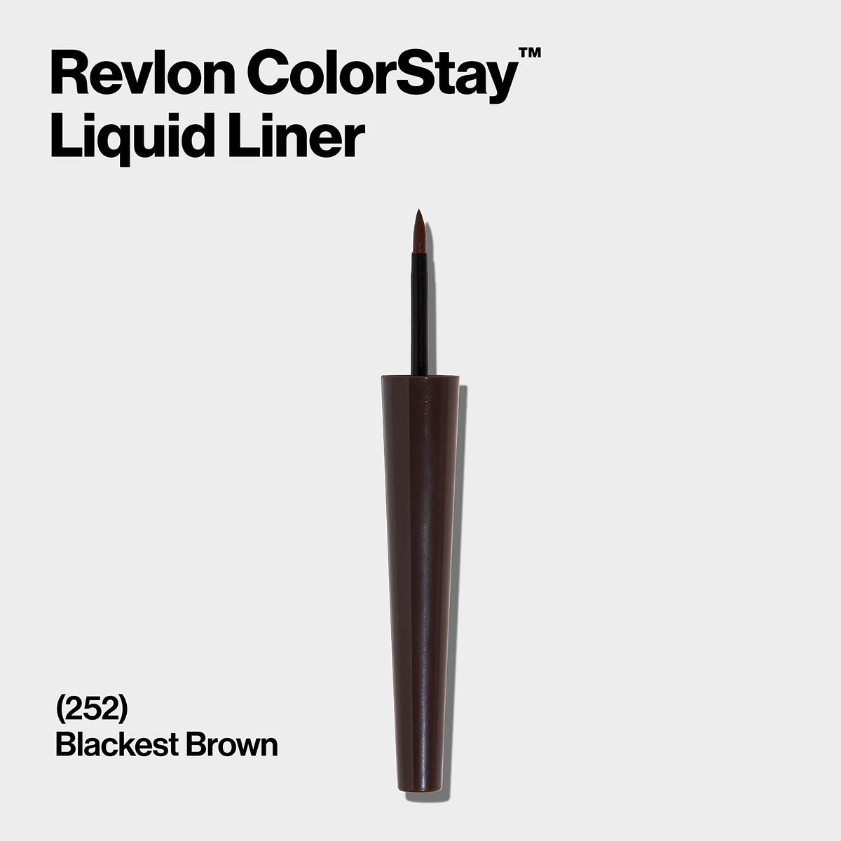 Revlon ColorStay Liquid Eyeliner, Waterproof, Smudgeproof, Longwear Intense Eye Makeup with Fine Tip, Ophthalmologist Tested, Black Brown (252) Beauty & Personal Care REVLON