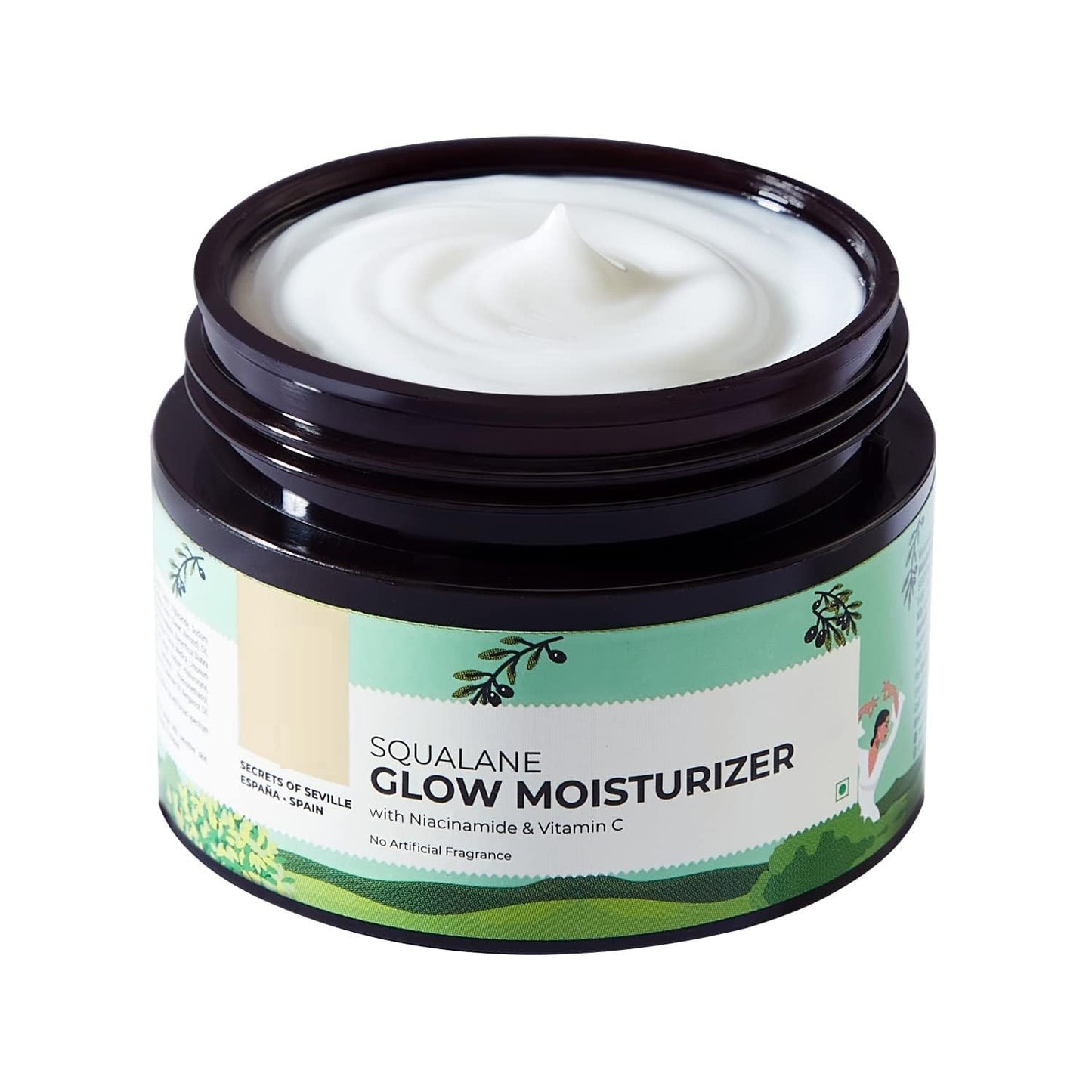 SENTA Squalane (Plant) Glow Moisturizer for face with Niacinamide & Vitamin C | Moisturizer for dry skin hydration | Face moisturizer with vitamin c Beauty & Personal Care SENTA