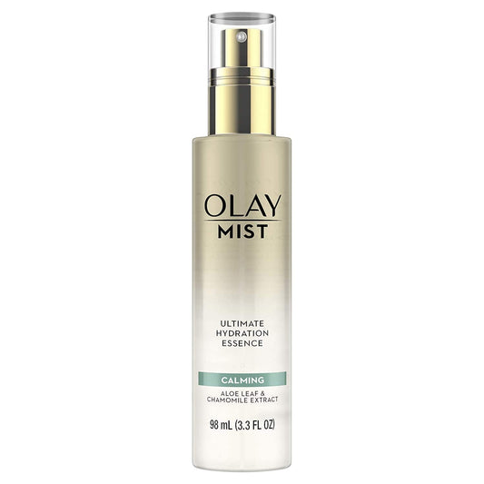 Olay Mist Ultimate Hydration Essence Calming With Aloe Leaf & Chamomile, 3.3 fl oz Beauty & Personal Care Olay