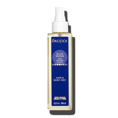 Pacifica Hair Perfume & Body Fragrance Spray Mist - Blue Moon with Lavender & Currant - Alcohol-Free, Vegan & Cruelty-Free, 6.5 oz Beauty & Personal Care Pacifica