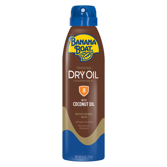 Banana Boat UltraMist Tanning Dry Oil Continuous Spray SPF 8 6 oz Beauty & Personal Care Banana Boat