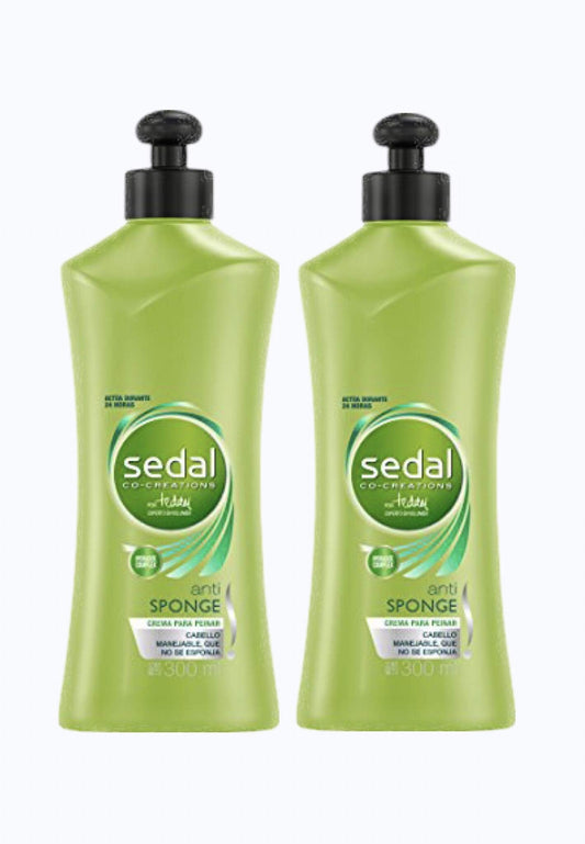 Sedal Anti Sponge con Hydracate Complex Crema para Peinar 300 ml (2 pack) Beauty & Personal Care Sedal